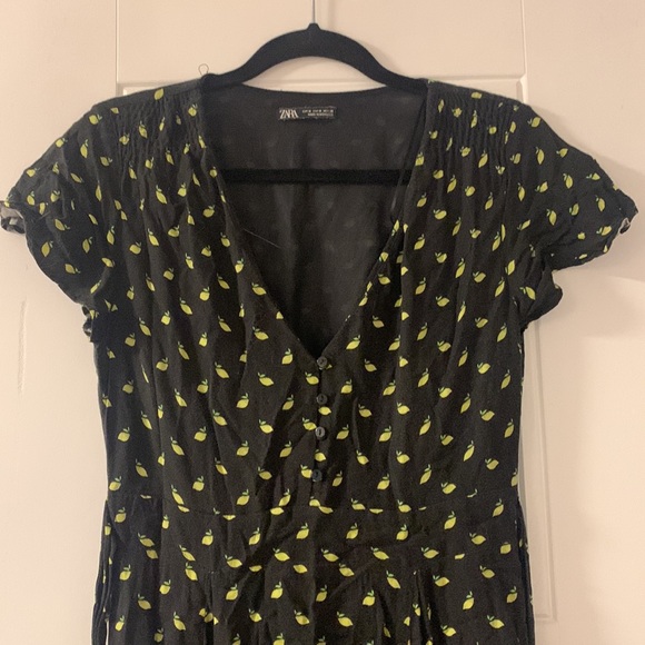 Lemon Patterned Dress - Picture 2 of 3